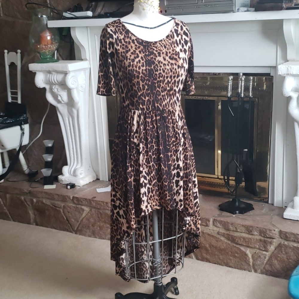 Animal print dress
